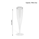 170ml Champagne Flute (Lined @ 100/125ml) - 100pk
