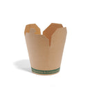 750ml (26oz) Kraft Round Compostable Food Pail - 500pk