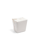 750ml (26oz) White Square Food Pail - 500pk