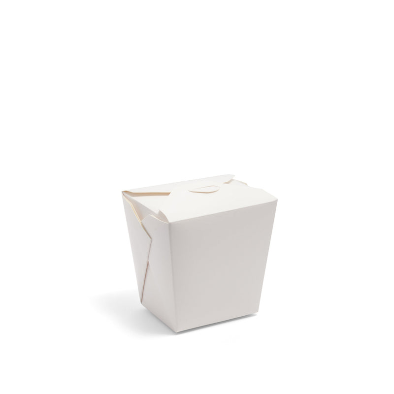 750ml (26oz) White Square Food Pail - 500pk