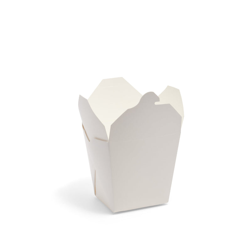750ml (26oz) White Square Food Pail - 500pk