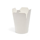 1000ml (32oz) White Round Food Pail - 500pk