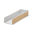 10" Kraft Open Ended Hot Dog Tray - 500pk